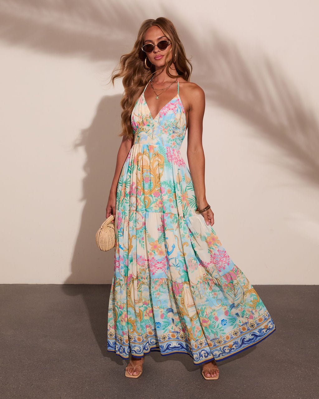 Meadow Market Abstract Maxi Dress - Image 6