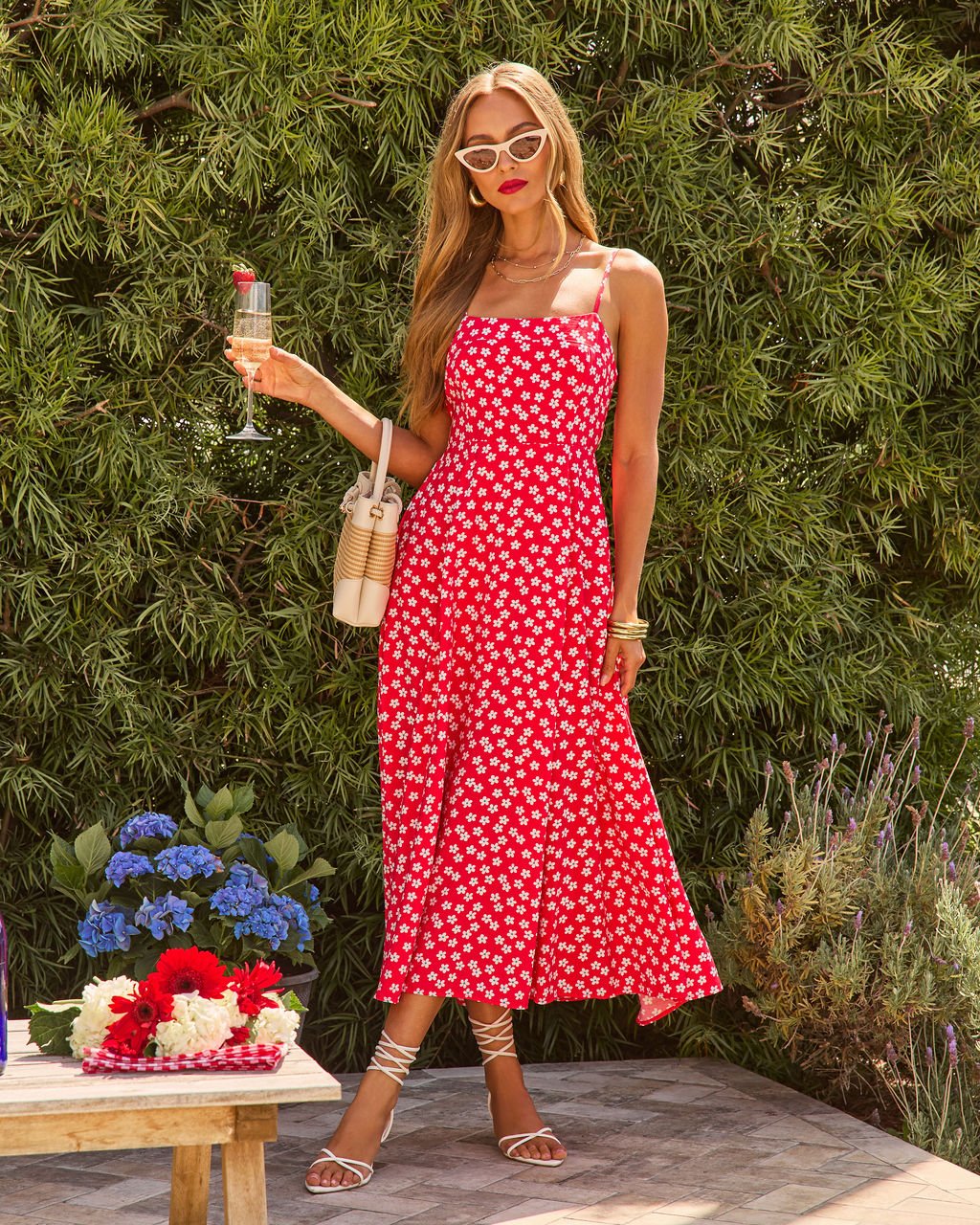 Petal Days Floral Midi Dress - Image 5