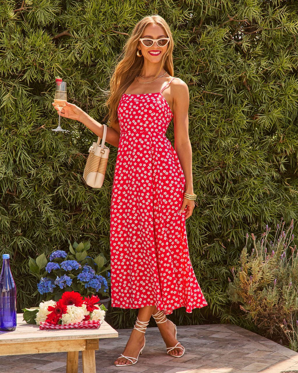 Petal Days Floral Midi Dress - Image 3