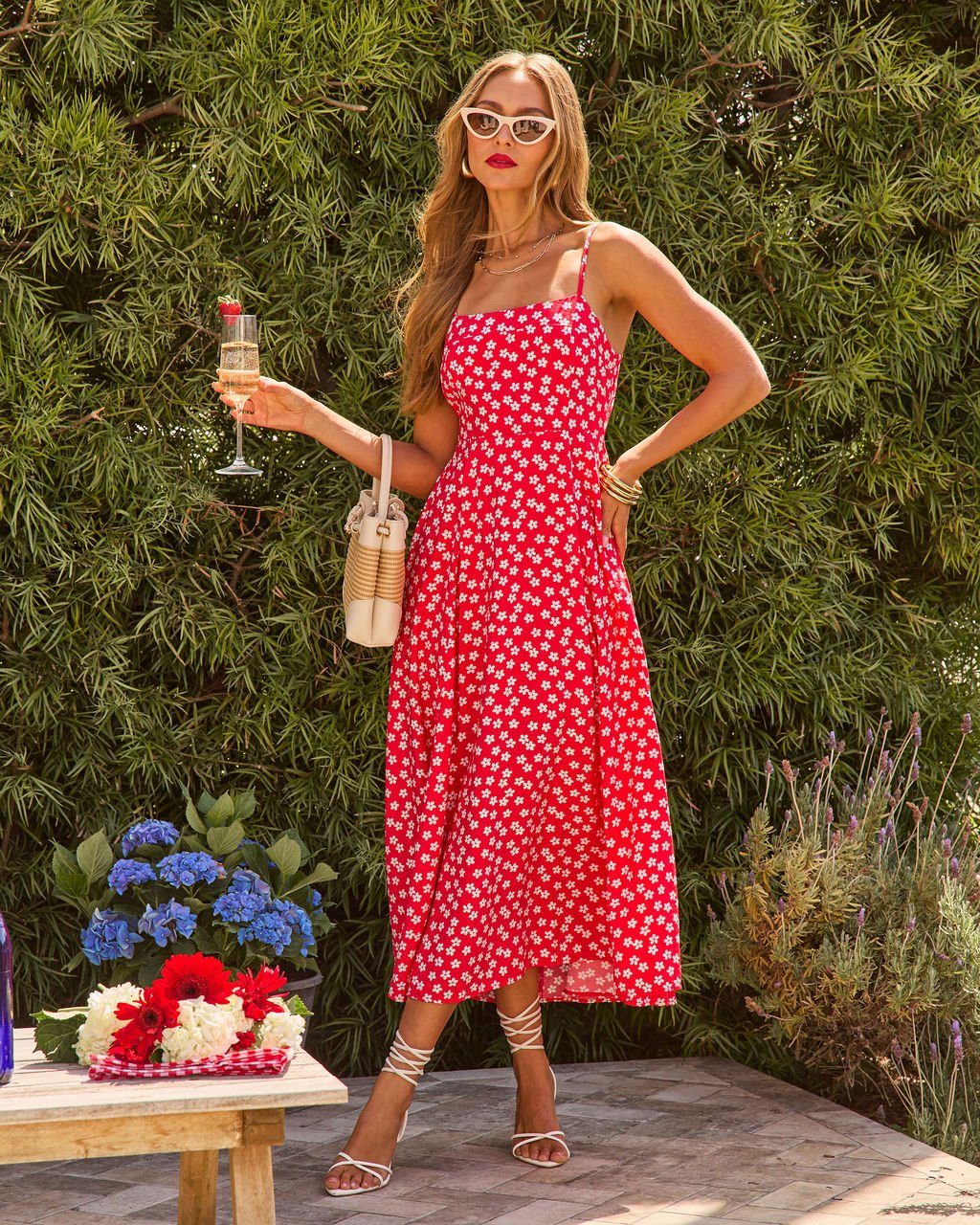 Petal Days Floral Midi Dress